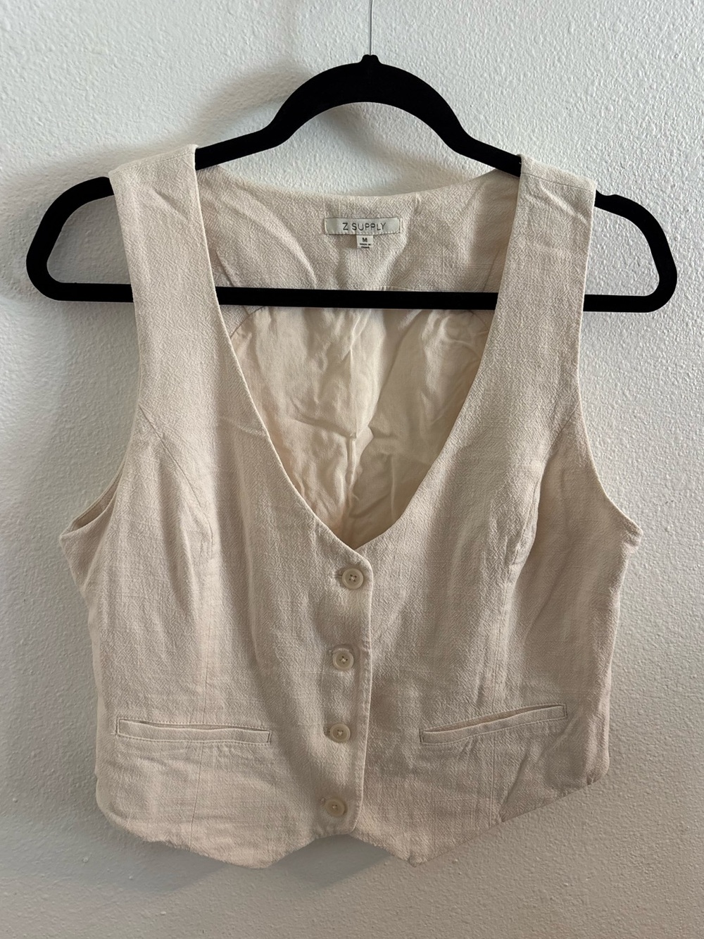 Z supply cream vest